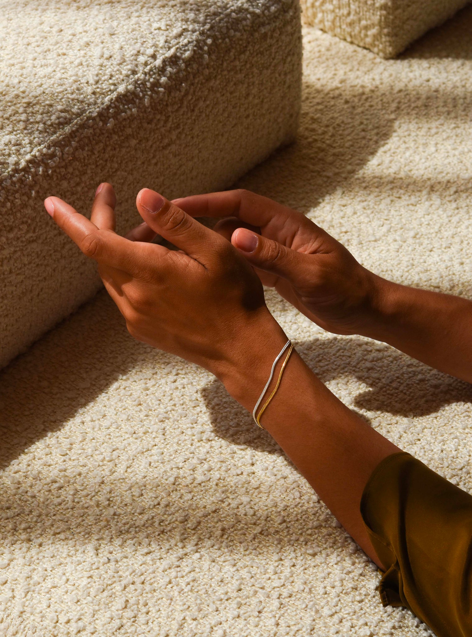 Bracelet Geste mini Bicolore