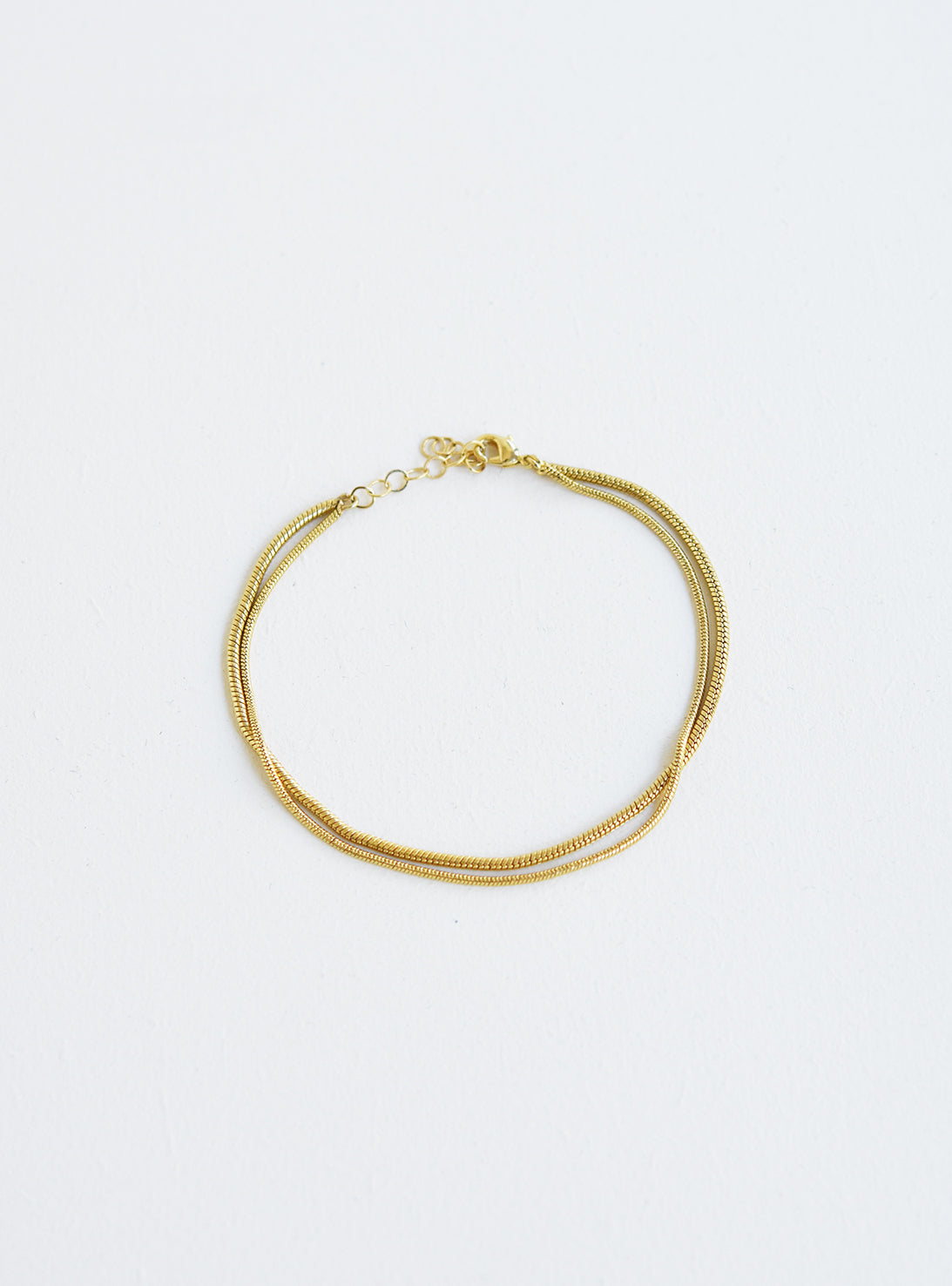 Bracelet Epure double serpents