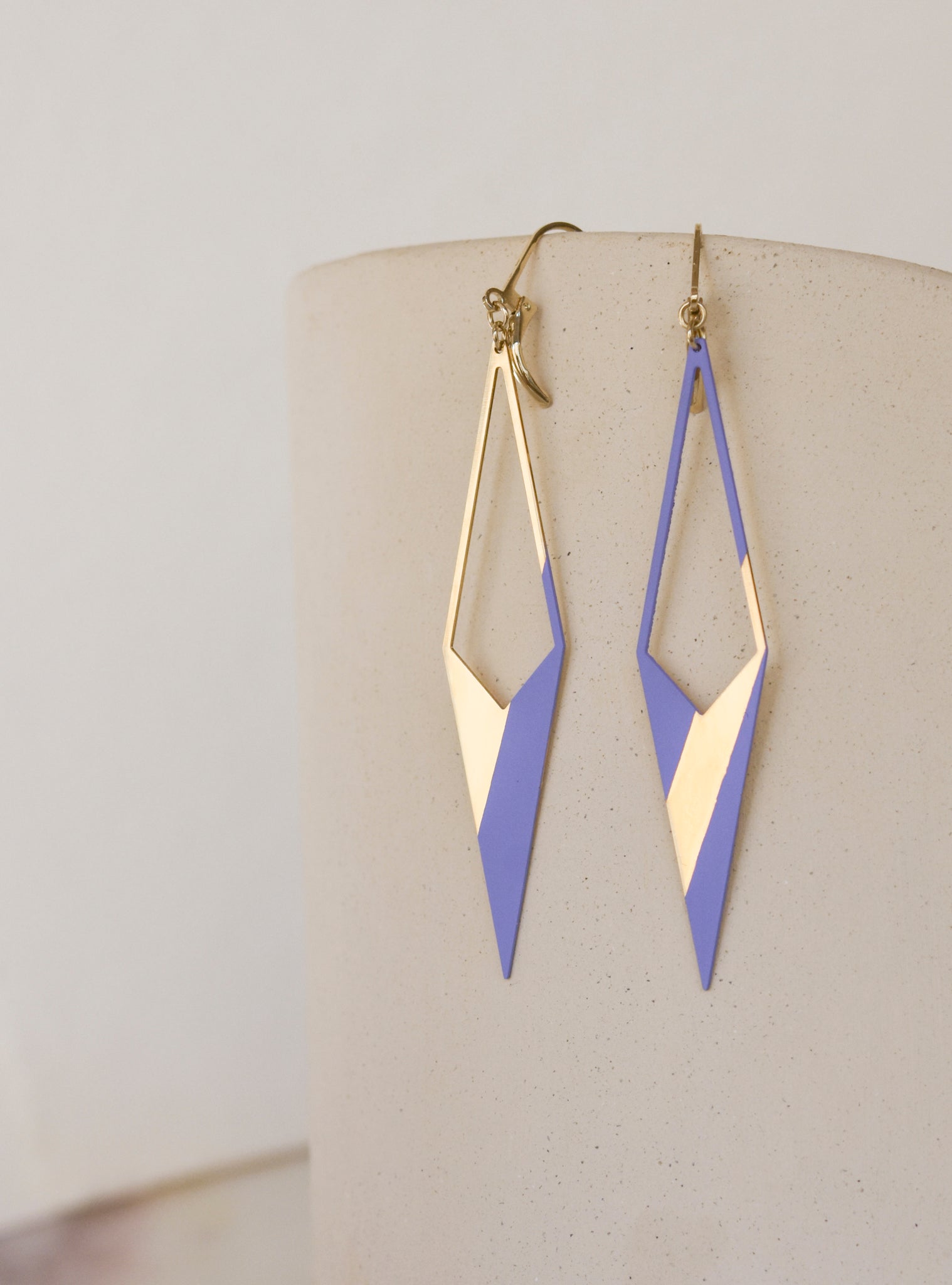 Boucles d'oreilles 80's Lilas Glow